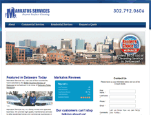Tablet Screenshot of markatosservices.com